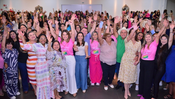 Mulheres com Bocalom: lideranças femininas lotam Afa Jardim e recebem mensagem de Michelle Bolsonaro